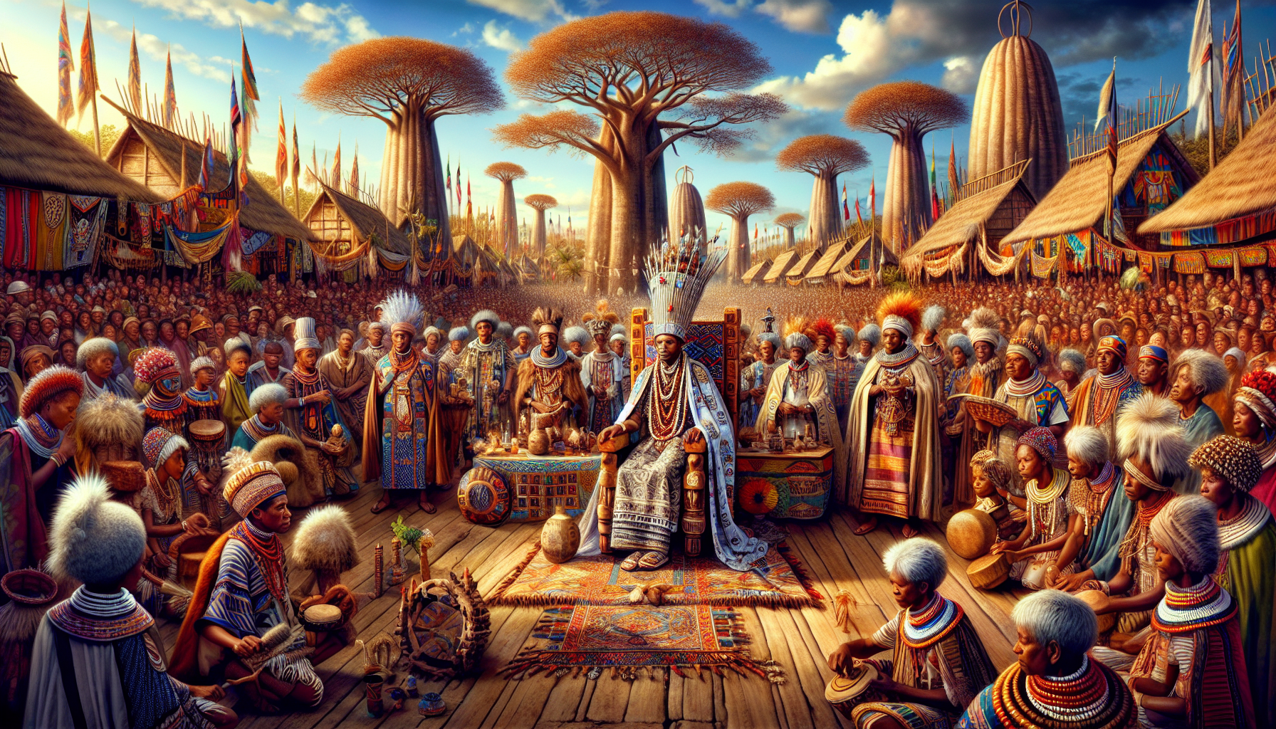 découvrez la célébration des sakalava à madagascar pour l'intronisation de leur nouveau roi, un événement marquant qui rend hommage à la mémoire de leur ancêtre, perdu tragiquement il y a 128 ans. plongez dans cette riche tradition culturelle et le sens profond de cette cérémonie.