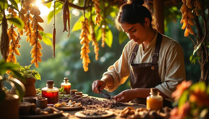 plongez dans l'univers envoûtant de la couleur vanille et explorez le voyage parfumé de l'artisan parfumeur à madagascar. découvrez les notes délicates et les secrets de fabrication de cette fragrance unique qui évoque les paysages exotiques et la richesse des matières premières.