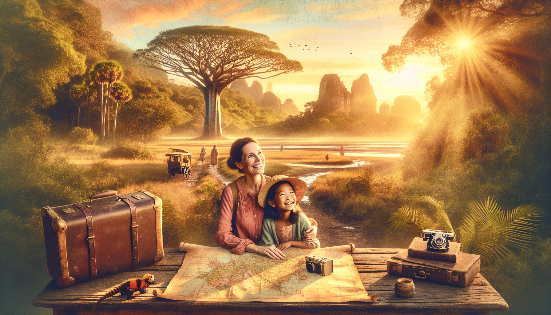 découvrez l'aventure inoubliable d'une mère et de sa fille en voyage vers madagascar depuis saint-gravé. un périple riche en émotions, en découvertes et en promesses, où chaque instant renforce les liens familiaux tout en explorant la beauté et la culture unique de cette île magnifique.